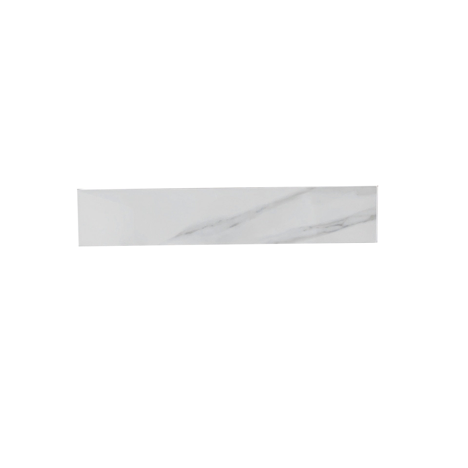 22 Inch Sidesplash , Bathroom Vanity Top with Backsplash ,4" Height Backsplash, for Vanity Top, Carrara white with veins