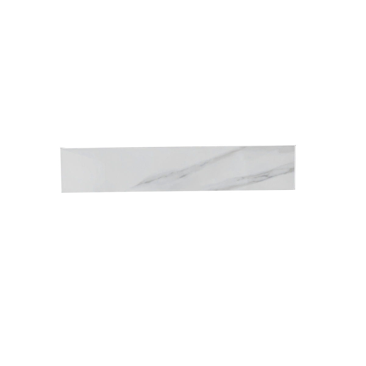 22 Inch Sidesplash , Bathroom Vanity Top with Backsplash ,4" Height Backsplash, for Vanity Top, Carrara white with veins