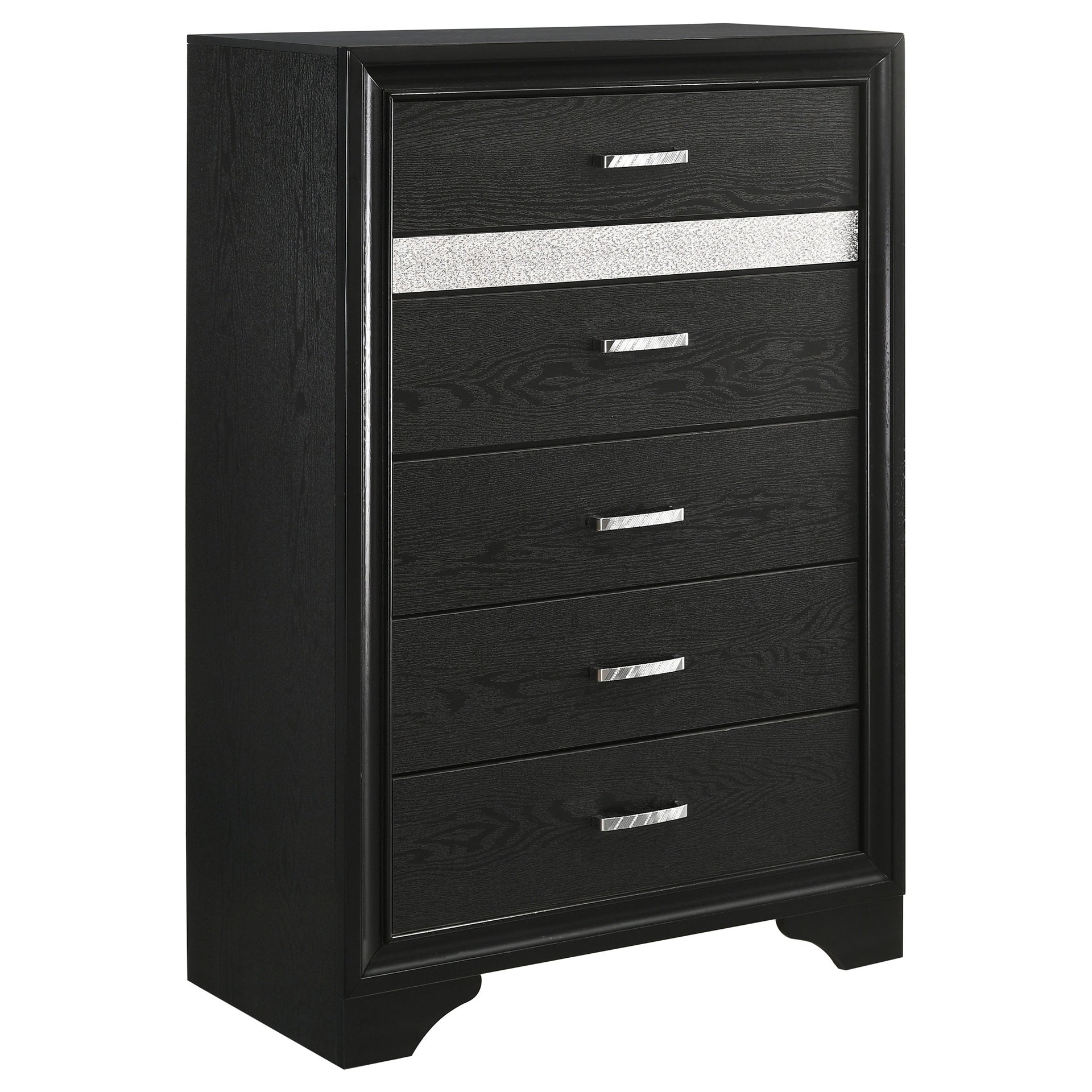 Annie Black 6-drawer Bedroom Chest
