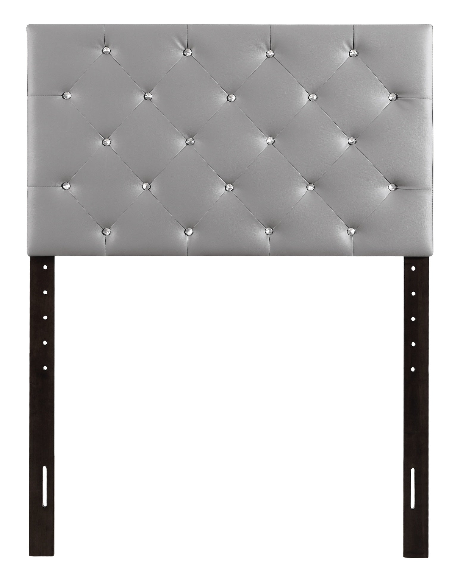 Stylish Casual Twin Headboard In Light Grey