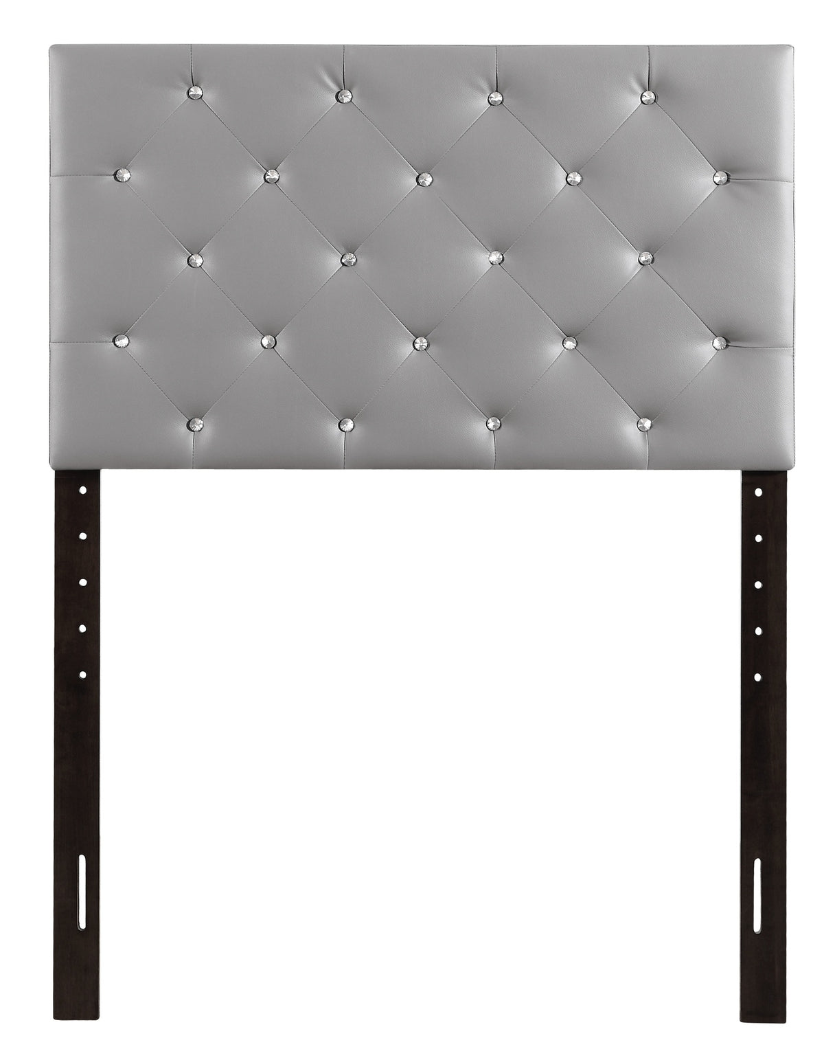Stylish Casual Twin Headboard In Light Grey
