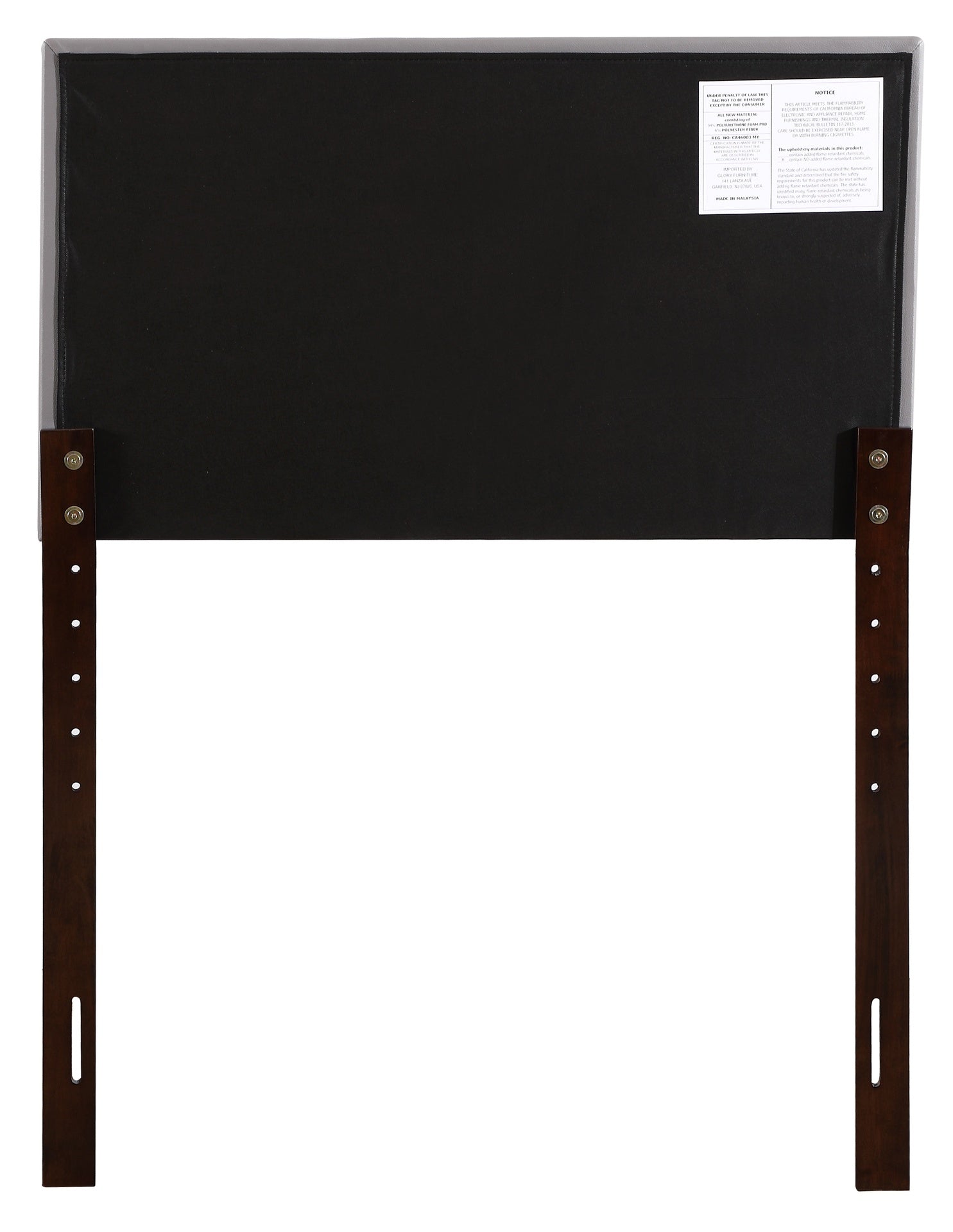 Stylish Casual Twin Headboard In Light Grey