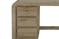 English Knotty Oak Junior Executive Desk