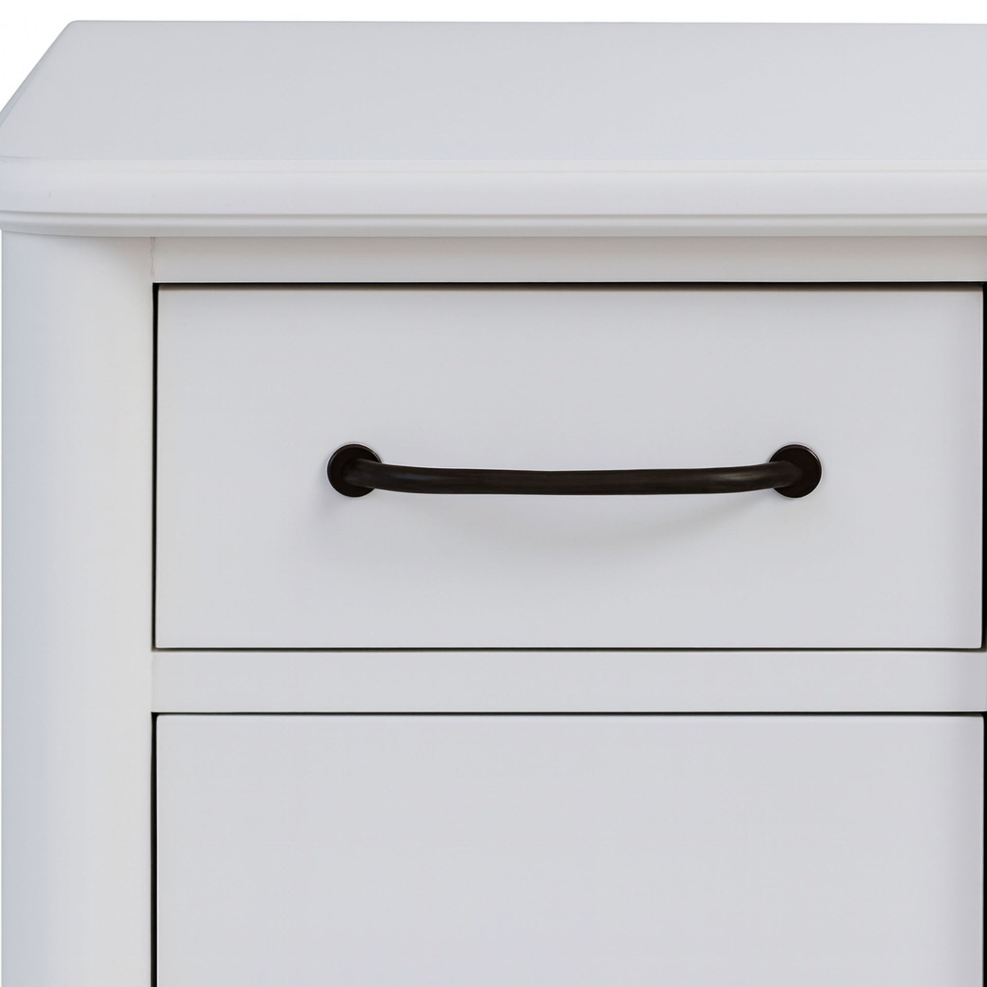 2 Drawer Filing Cabinet - White