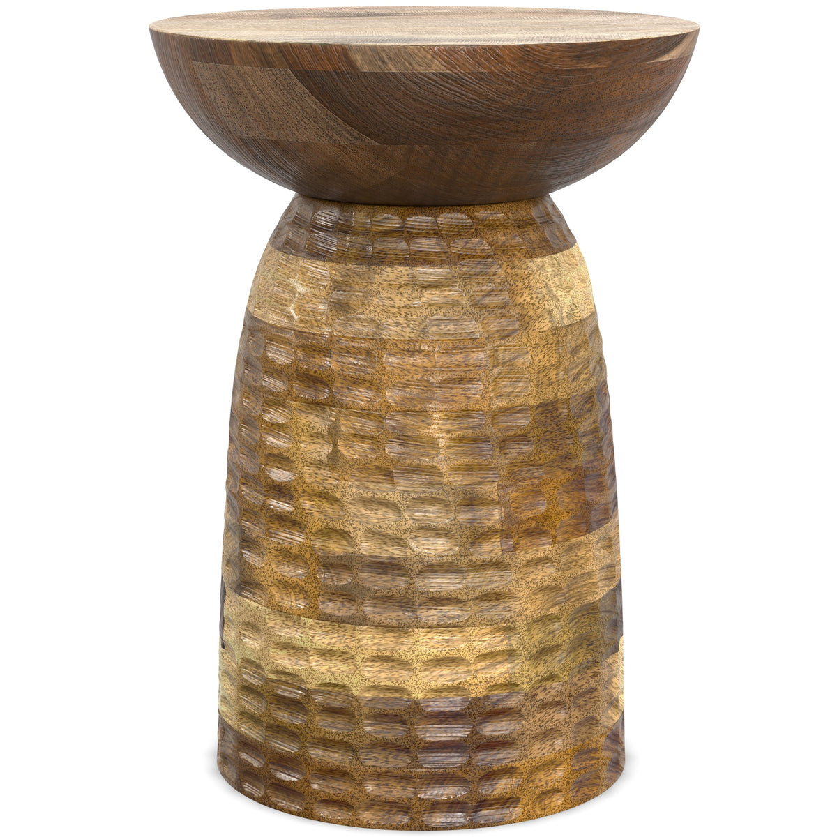 Boyd 13 inch Solid Mango Accent Table in Natural