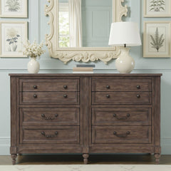 Middleton 8 Drawer Dresser Vintage Hazel Finish