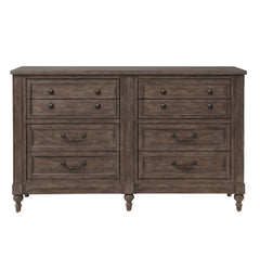 Middleton 8 Drawer Dresser Vintage Hazel Finish