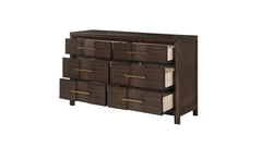 Kenzo Modern Style 6-Drawer Dresser Made with Wood in Walnut(Includes Dresser Only) same as G150108532 (NJ inventory)