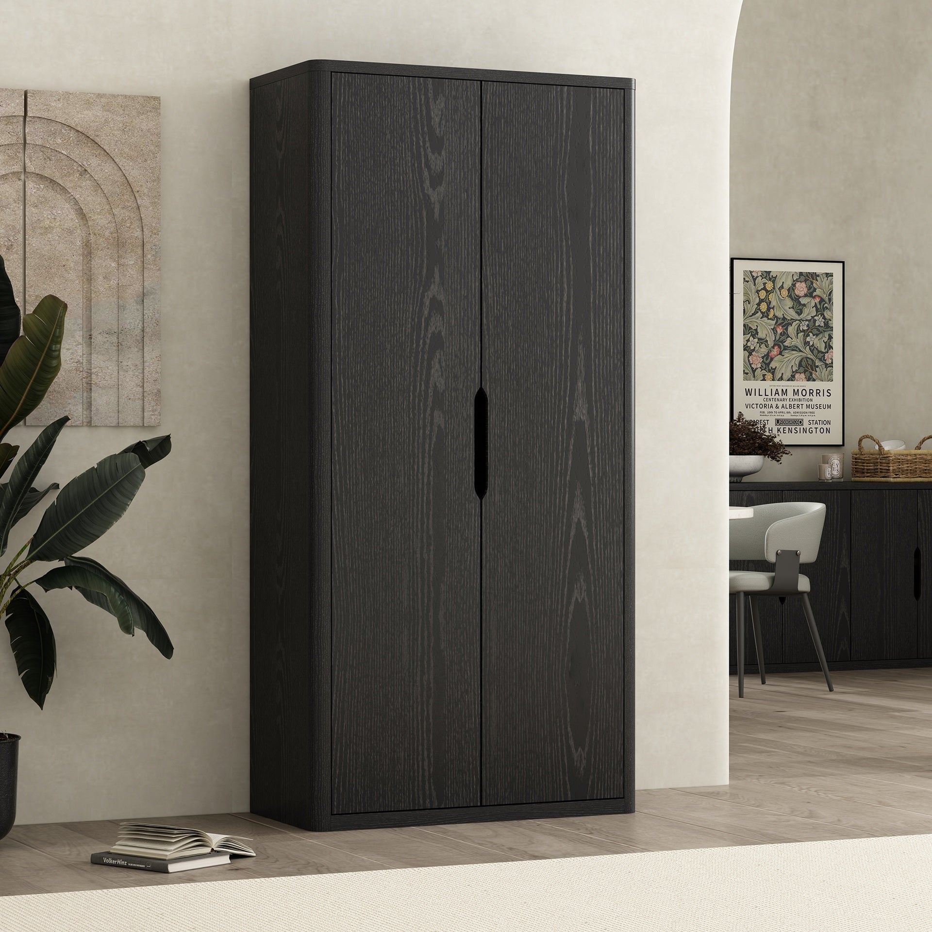 Bookcase Cabinet in Black