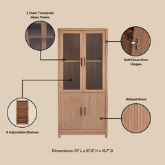 Bookcase Cabinet in Maple