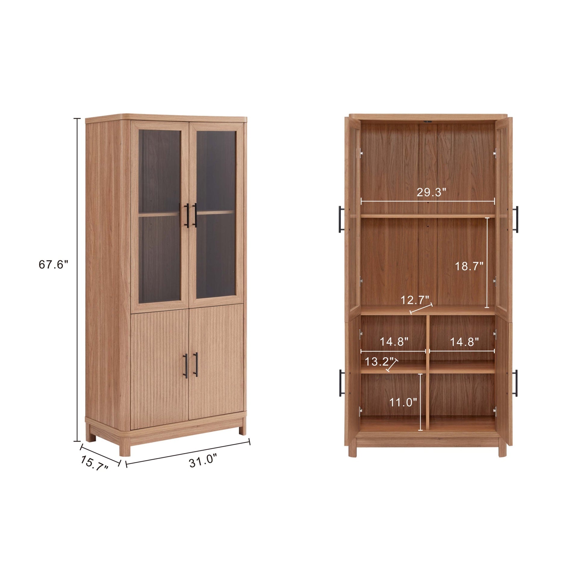 Bookcase Cabinet in Maple