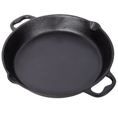 17inch Pre-Seasoned Cast Iron Skillet, Cast Iron Pan,Dual Assist Handles,Use for Grill, Stovetop, Induction, Oven Safe Cookwa