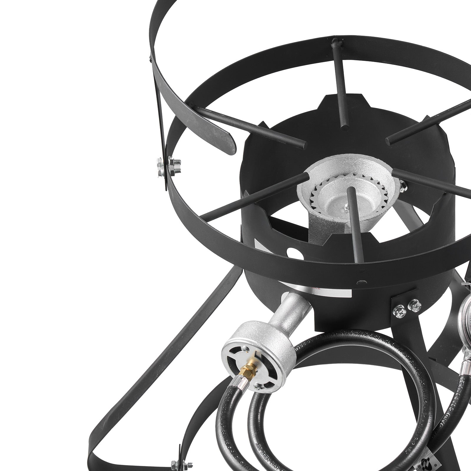 10 Qt Fish and Wing Fryer Aluminum Outdoor Propane Deep Fryer Kit with Basket