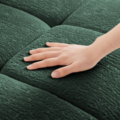 33 Sofas Green Chenille - Ottoman