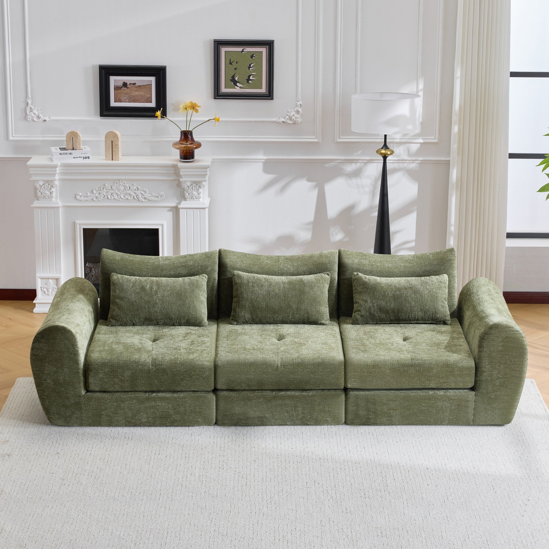 Modular Cloud Sofa, Convertible Folding Sofa Bed, Sectional Cushioned Sofa - Perfect for Living Room, Bedroom & Entertainment Space