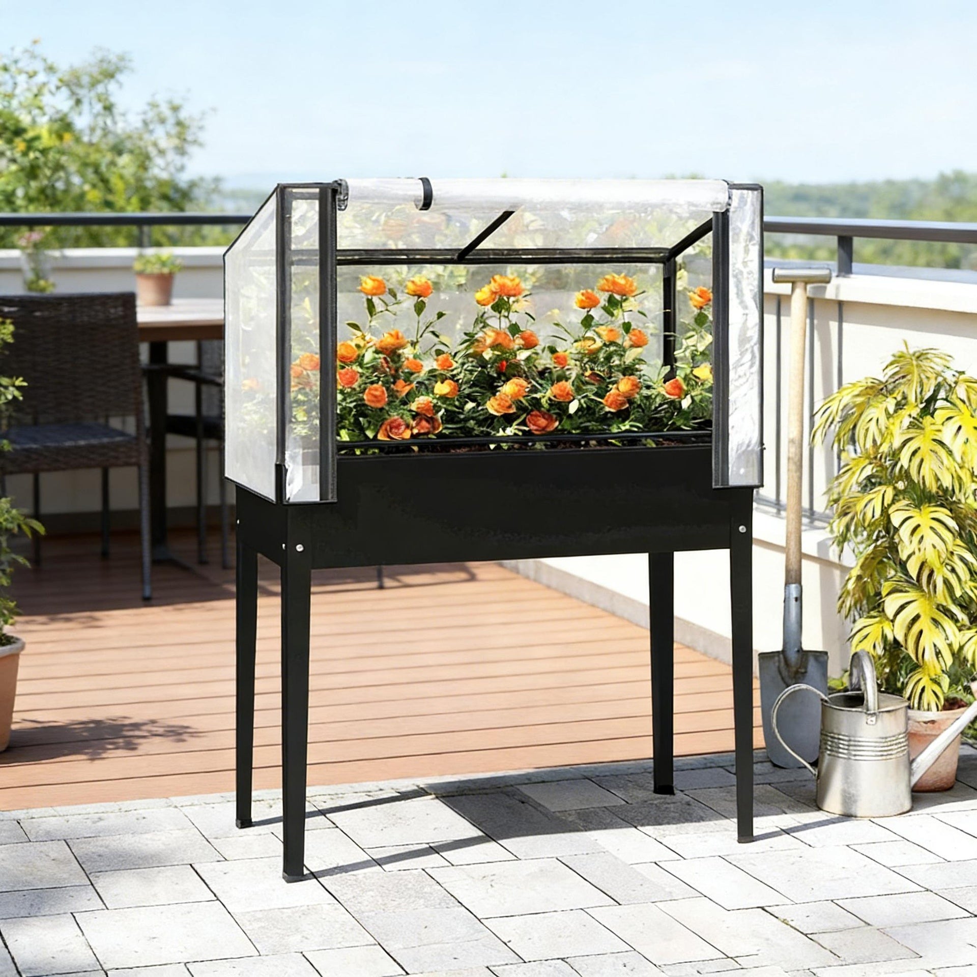 Spacious Raised Garden Bed,Flower Boxs,Elevated Plant Boxs