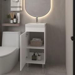 Waterford Vanity Sink, Bathroom, White