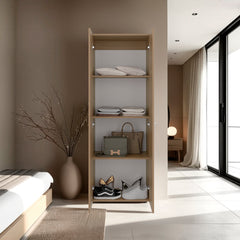 Soham Closet System Eco, Bedroom, Macadamia