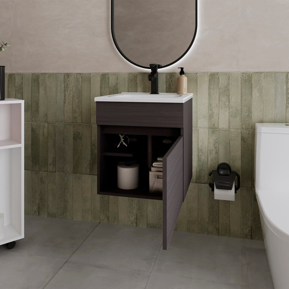 Newell Vanity Sink, Bathroom, Black