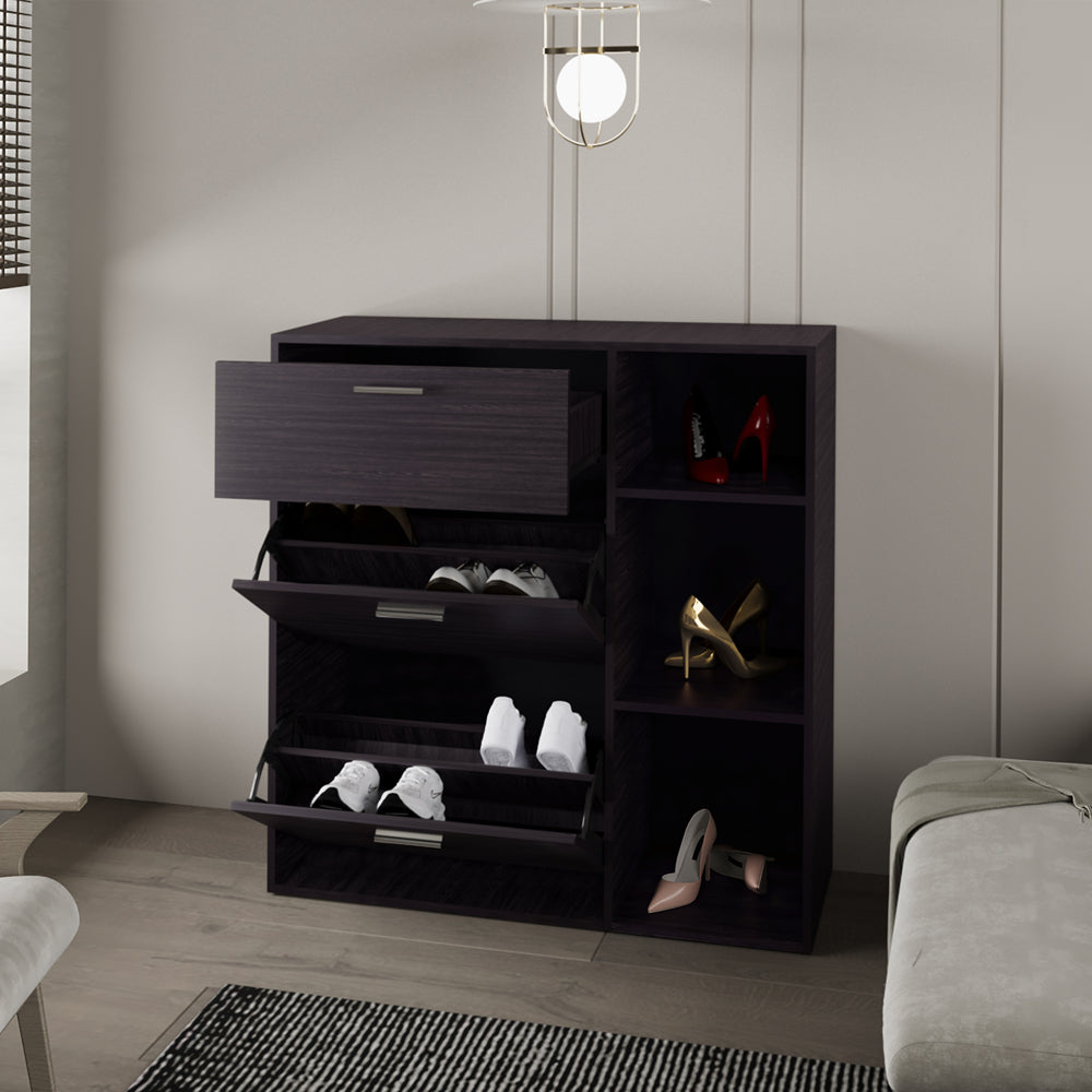 Whitaker Shoe Rack, Bedroom, Black
