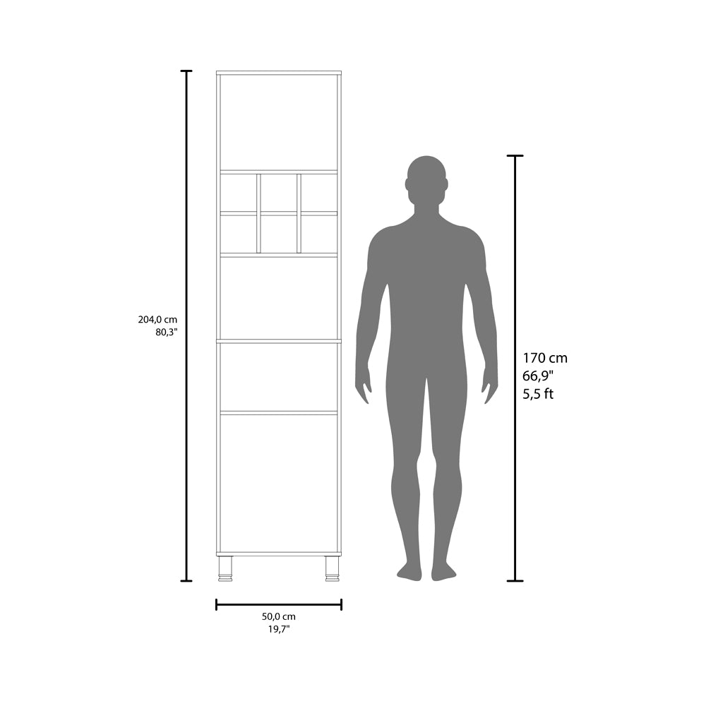 Corinth Kitchen Pantry, White
