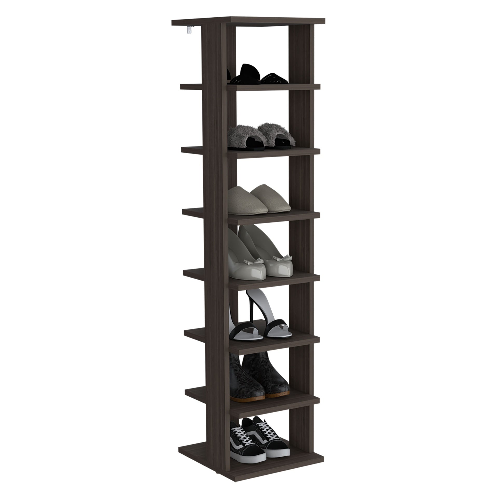 Hatch Shoe Rack– 7-Tier Slim Shoe Organizer, Modern Design