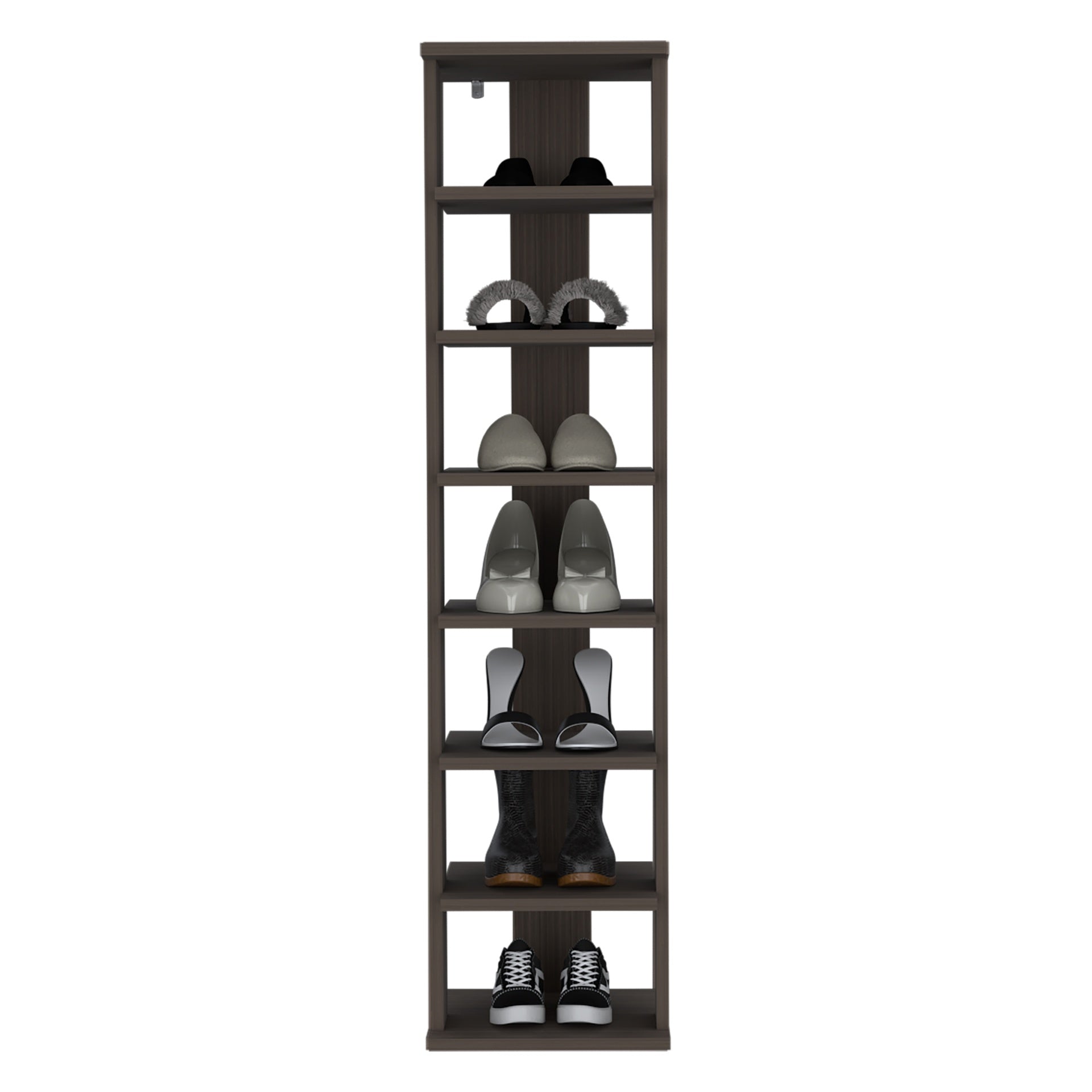 Hatch Shoe Rack– 7-Tier Slim Shoe Organizer, Modern Design