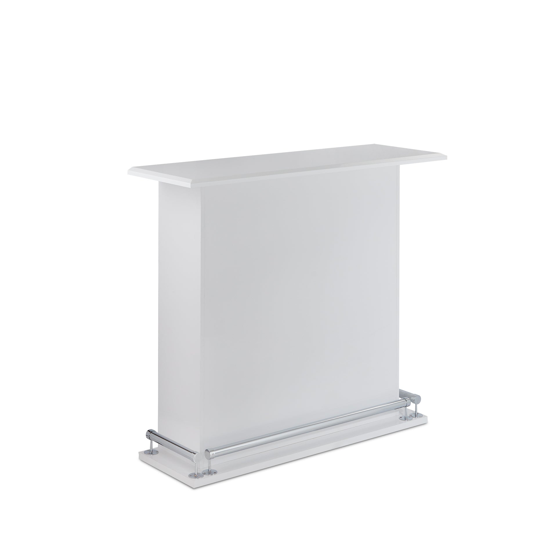 Kite White High Gloss Finish Bar Table