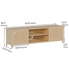 Bamboo TV cabinet