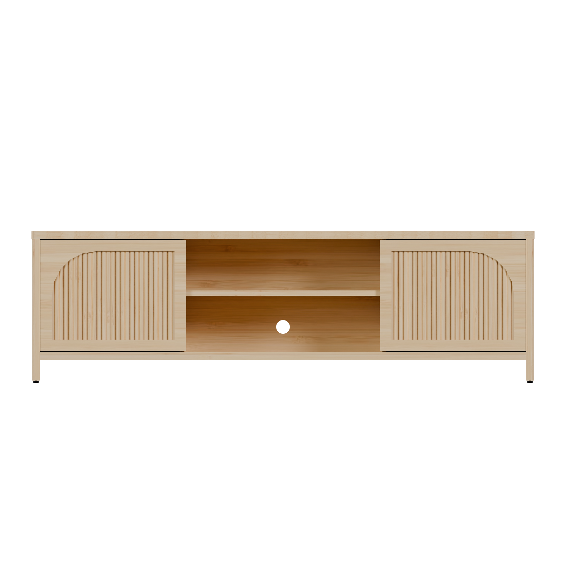 Bamboo TV cabinet
