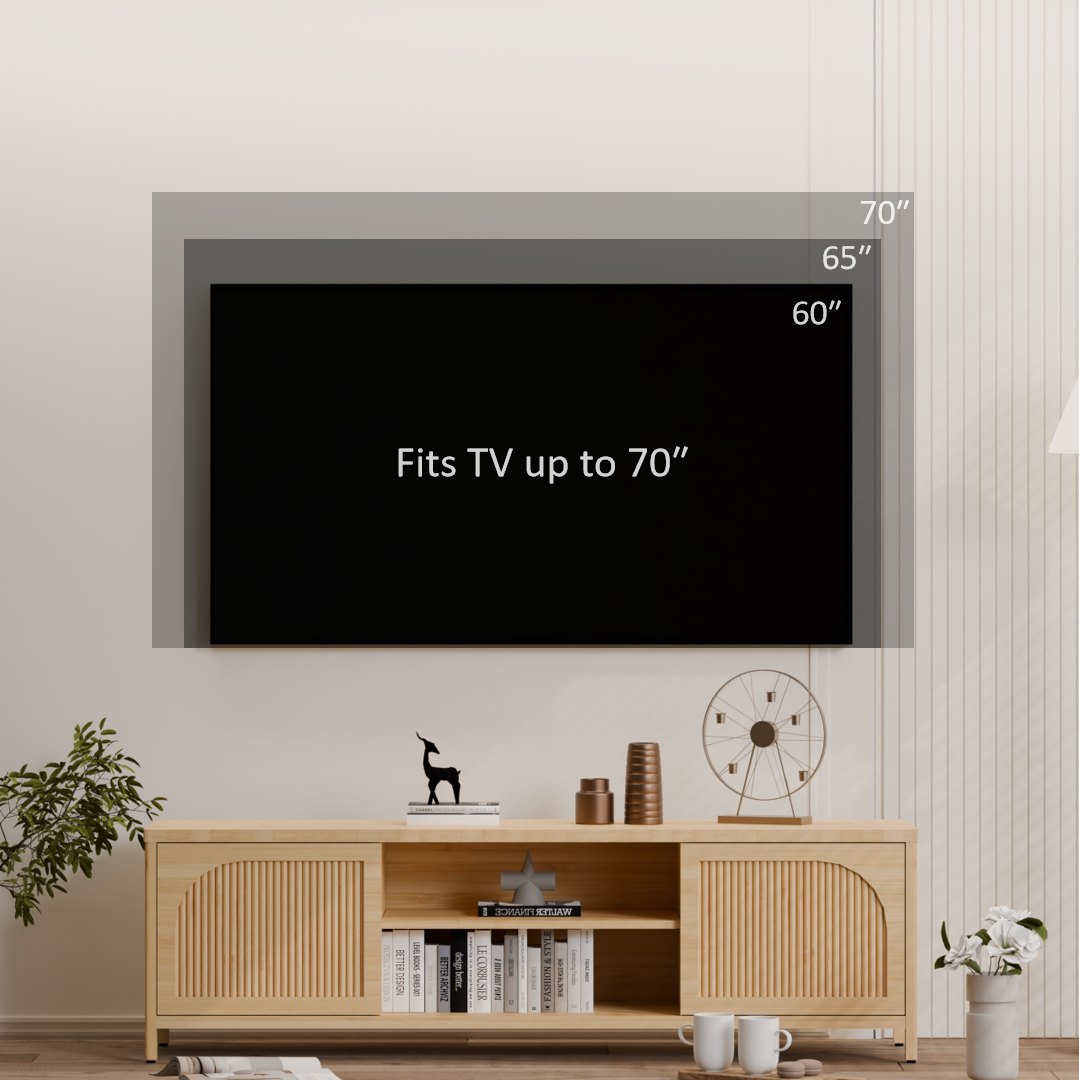 Bamboo TV cabinet