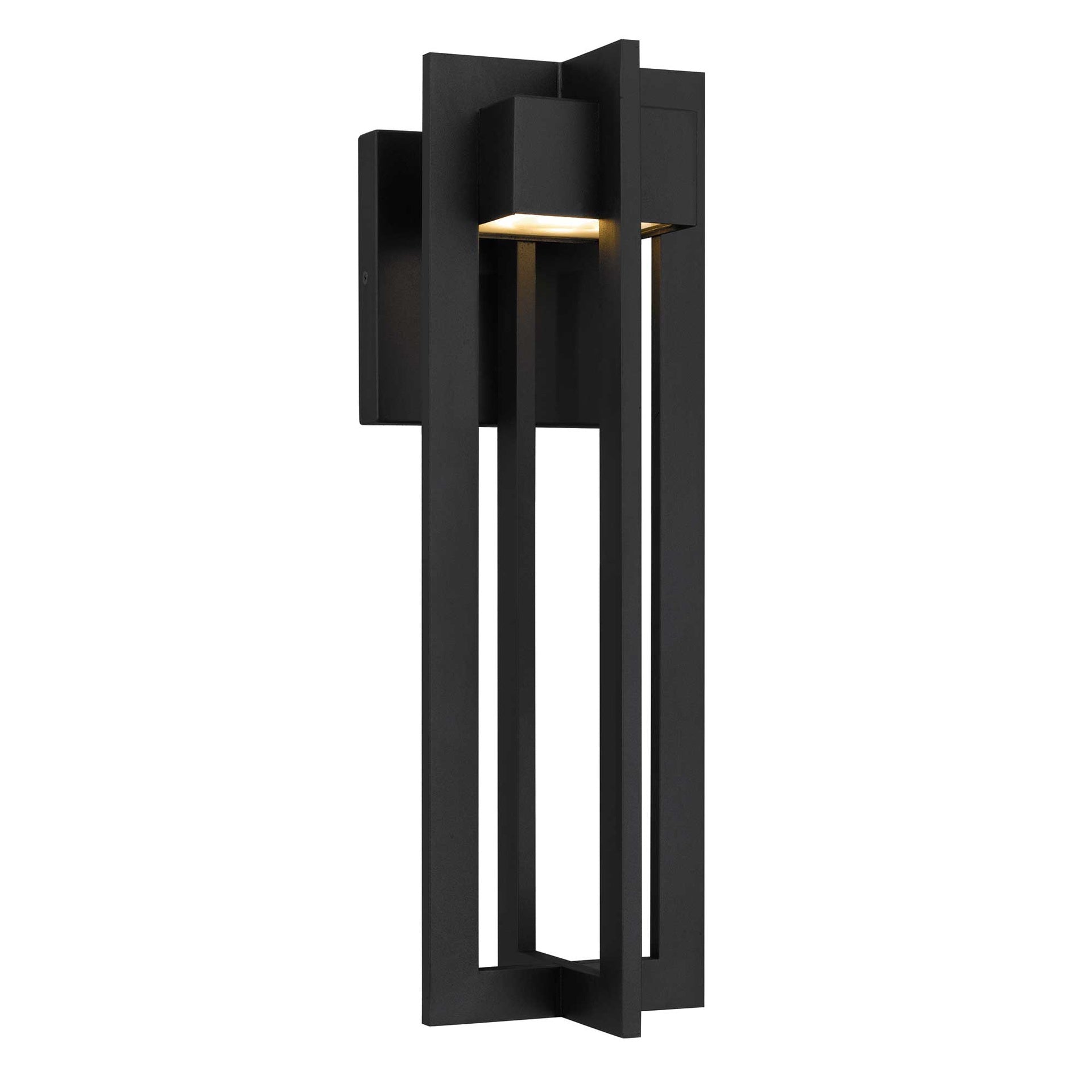 18 inch Black Integrated LED Outdoor Wall Sconce