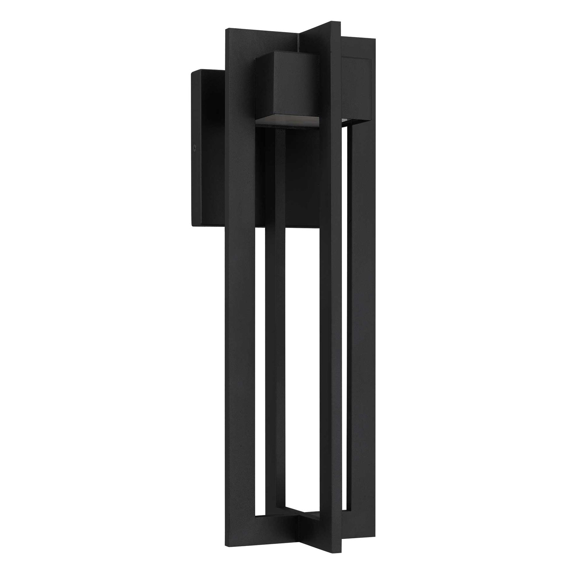 18 inch Black Integrated LED Outdoor Wall Sconce