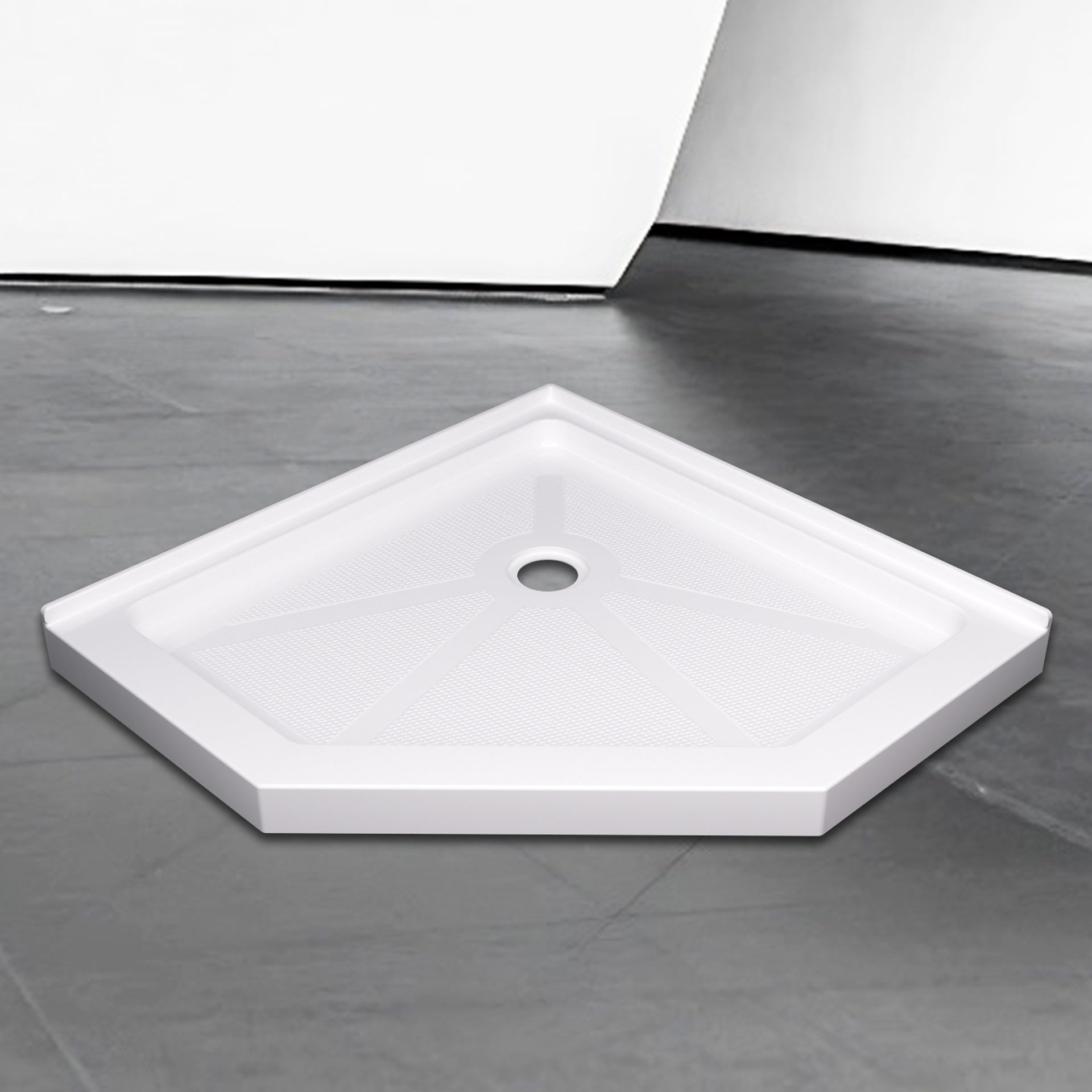 36*36*3.55 INCH Neo-Angle Shower Base  For Bathroom Shower Door --White