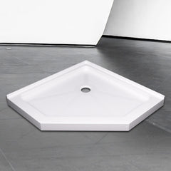 36*36*3.55 INCH Neo-Angle Shower Base  For Bathroom Shower Door --White