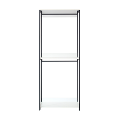 Fiona 32 inch Wood and Metal Walk-in Closet with One Shelf
