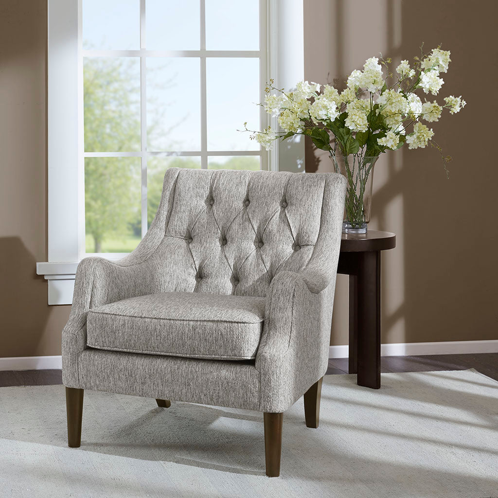 Button Tufted Accent Chair