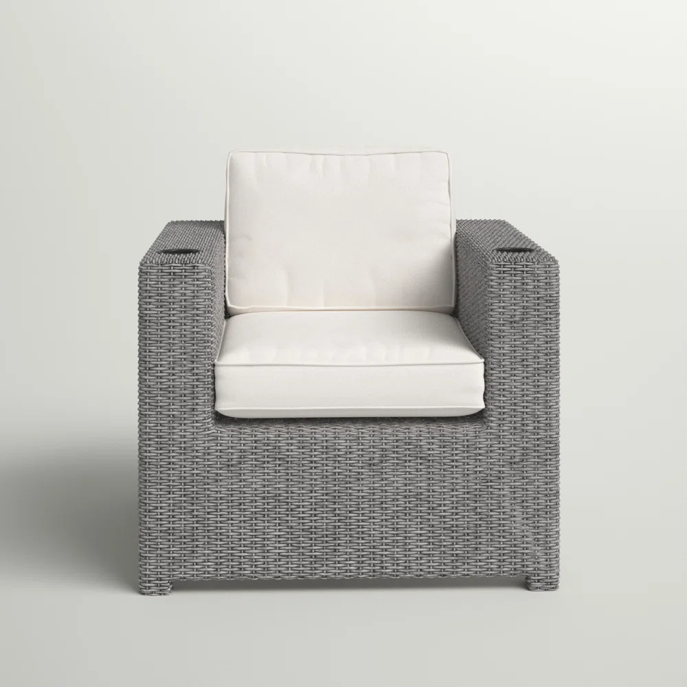Fully Assembled Patio Chair with Cushions