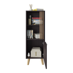 Bedford Storage Cabinet, Living Room, Black/Light Oak