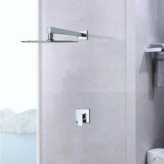 Wall Mounted Shower Faucet in Chrome plated (Valve Included)
