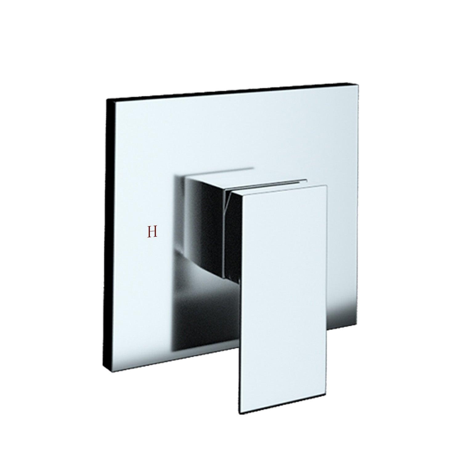 Wall Mounted Shower Faucet in Chrome plated (Valve Included)