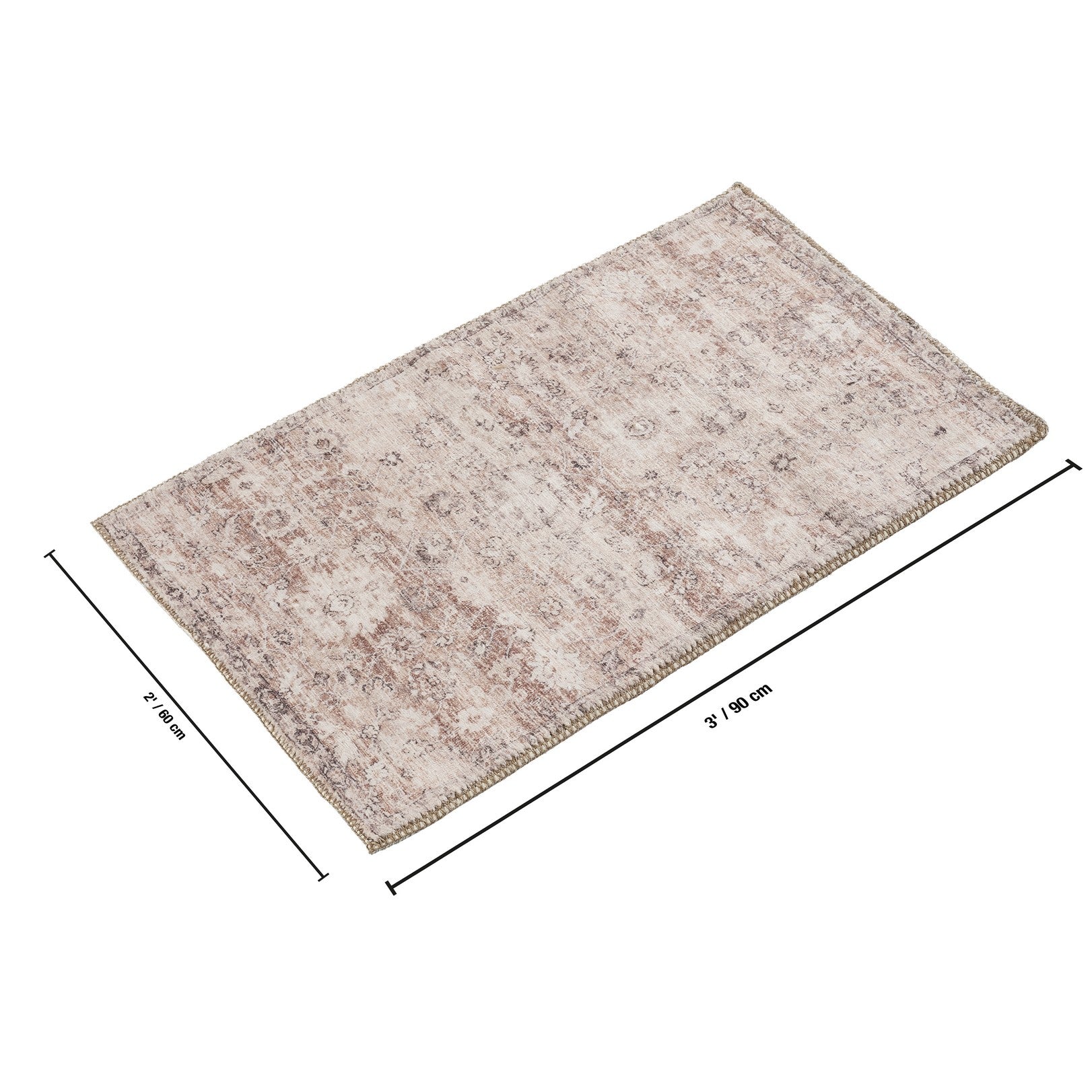 Majestic GC_RYL1001 L. Brown 2 ft. x 3 ft. Area Rug