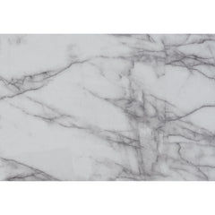 MOON WHITE MARBLE QUEEN BED W/LED