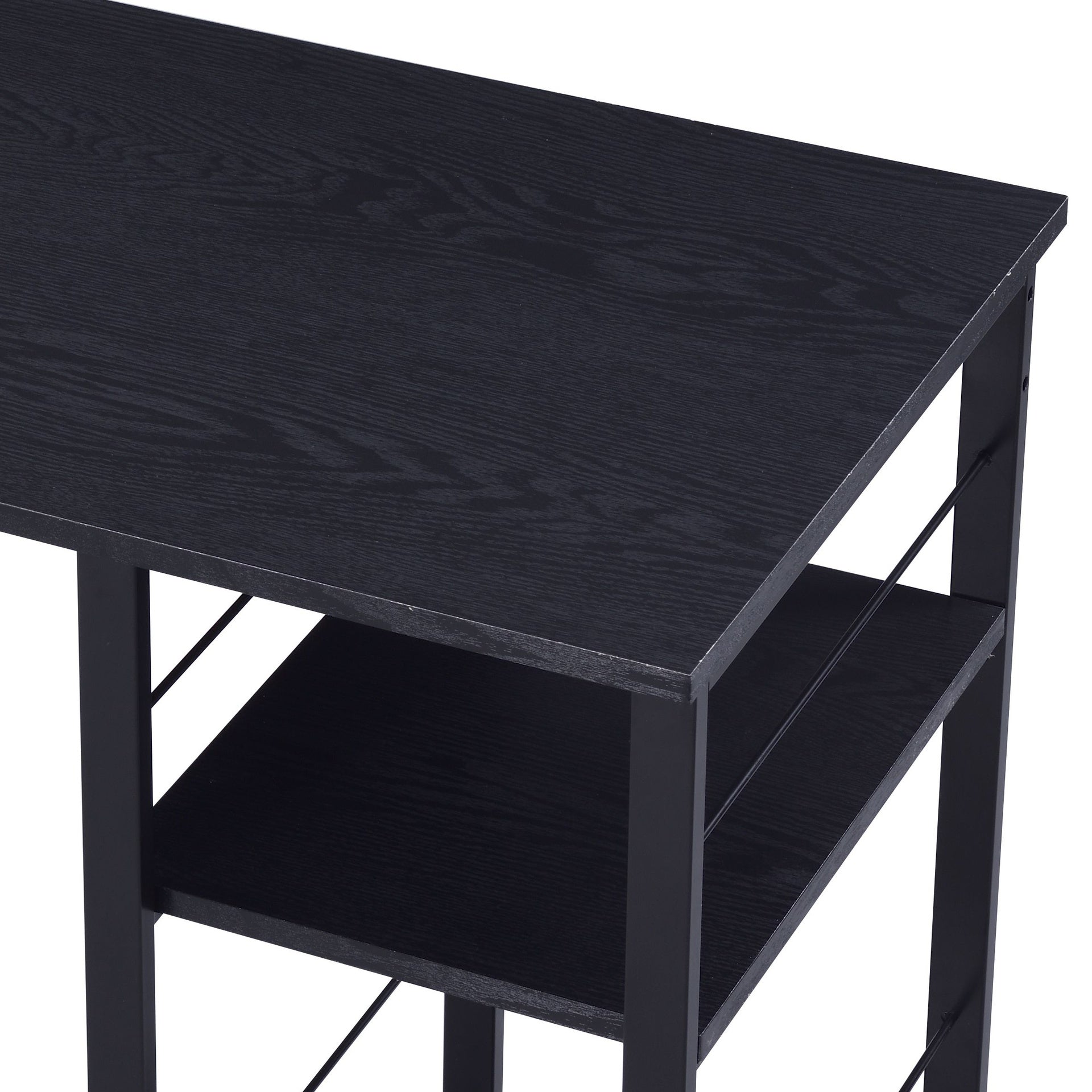 Vadna Black Finish Writing Desk