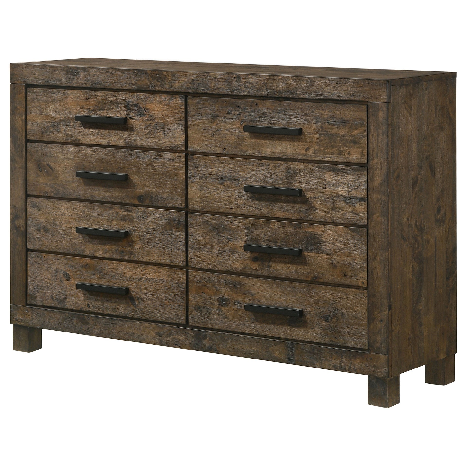 Bren Rustic Golden Brown 8-drawer Dresser