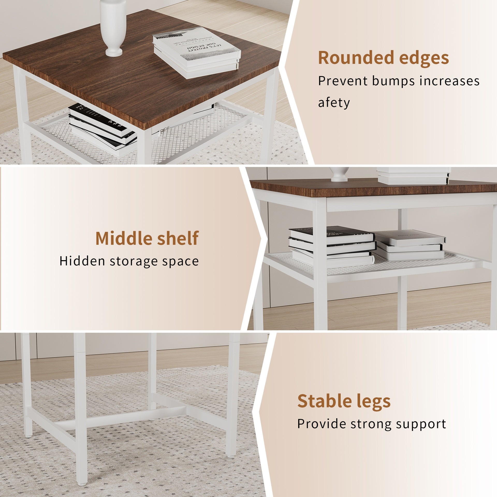Bar table, equipped with 2 bar stools , with backrest and partition