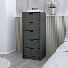 Dillon 5 Narrow Drawer Dresser, Tall Chest of Drawers
