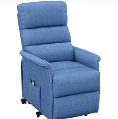 Electric Lift Recliner Chair with Remote Control,  Blue