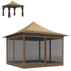 Adjustable Height Pop Up Tent,Canopy Tent with Mesh Netting,with Carry Bag,for Garden,Patio