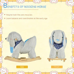 Bunny Animal Rocker,Baby Rocking Horse